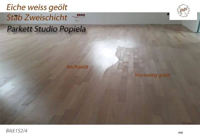 Oberflächenvergleich im seitlich einfallenden Licht