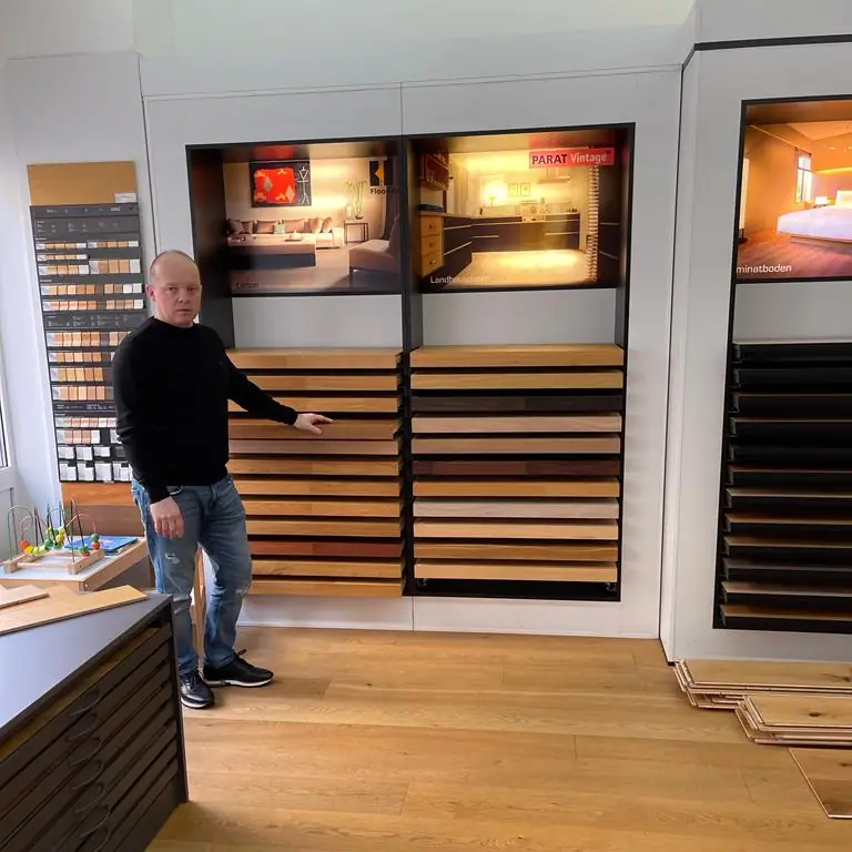 Einblick in unsere Parkettausstellung in Mannheim